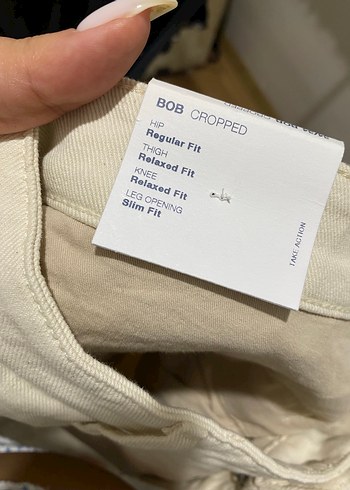 xxl Beden ekru mom jean