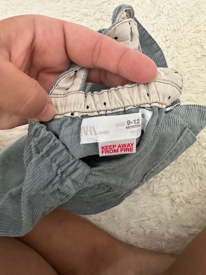 Zara Kız Çocuk Kot Askılı Elbise 9-12 ay - Görsel 3