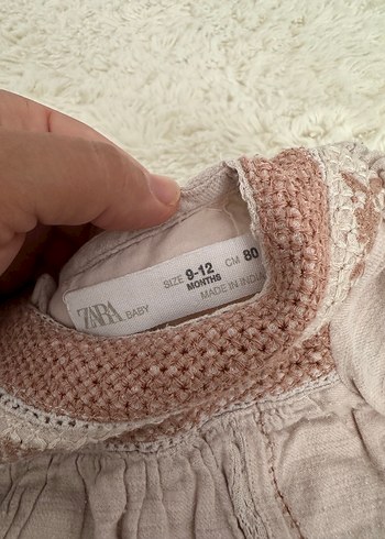 Zara Zara Bebek Kız Triko Bluz ve Pantolon Seti 9-12