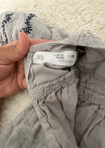Zara kız çocuk bohem elbise 9-12 ay - Görsel 3