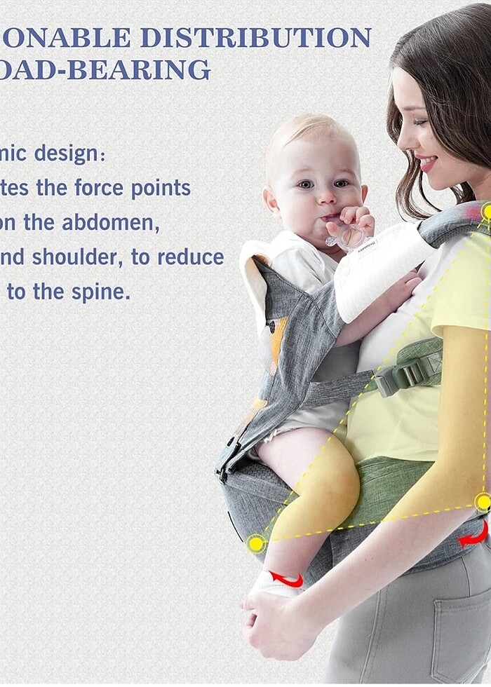 Bellababy bebek taşıyıcı, kanguru - Görsel 4