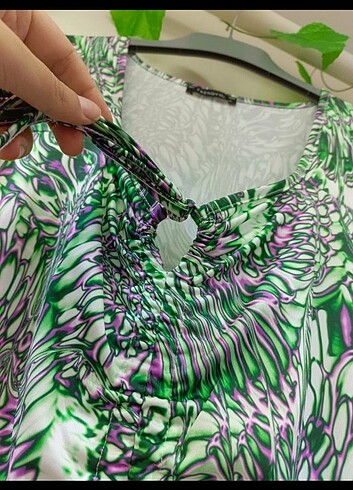 xl Beden çeşitli Renk Trendyol Kadın Çok Renkli Maxi Elbise