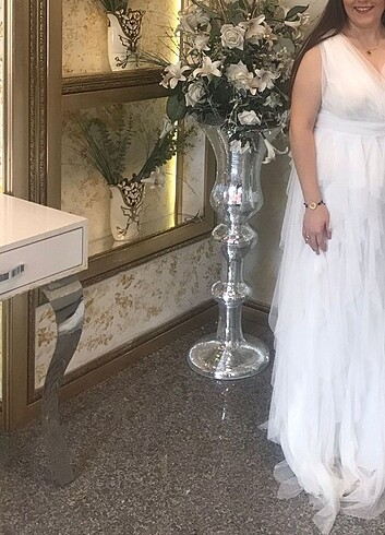 xl Beden beyaz Renk Nikah elbisesi