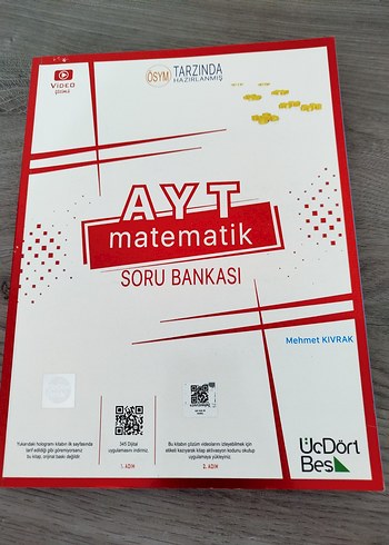 345 yayınları AYT Matematik Soru Bankası