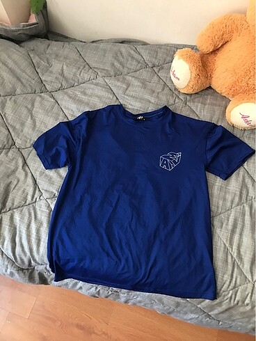 Mavi sıfır sporcu tshirtü