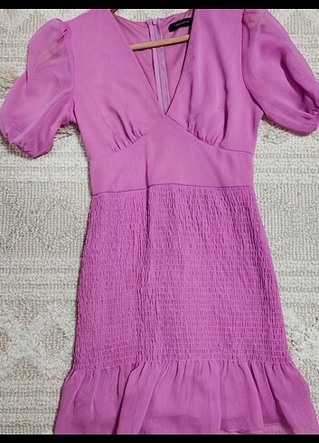 Trendyol pembe elbise