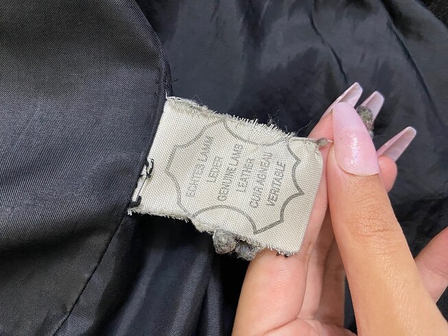 American vintage deri ceket - Görsel 8