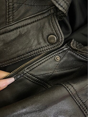 American vintage deri ceket - Görsel 6