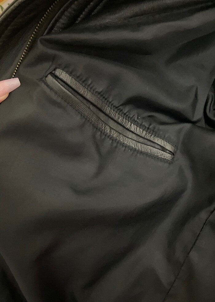 American vintage deri ceket - Görsel 5