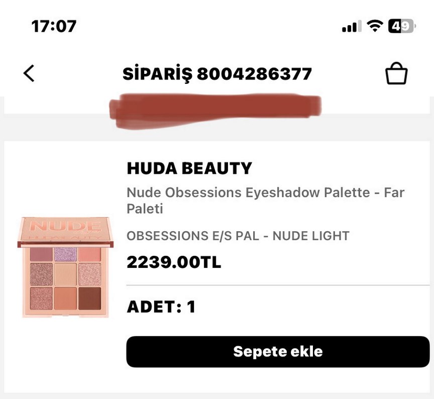 Huda Beauty Nude Light Allık - Görsel 5