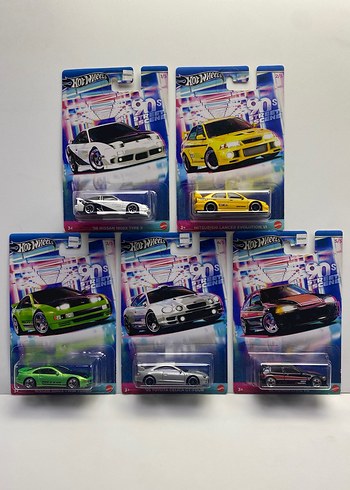 90 lar Seti Hot Wheels