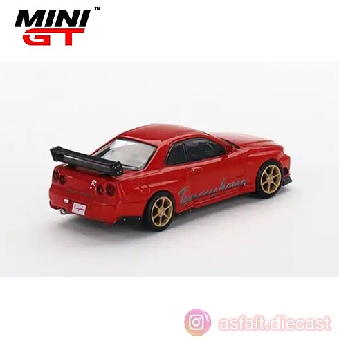 Mini gt Nissan Skyline GTR R RZ alaşım