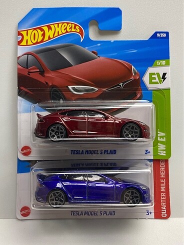 Hot Wheels TESLA S PLAID set Lot