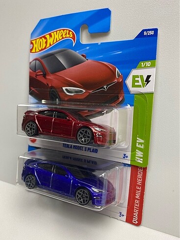 Hot Wheels TESLA S PLAID set Lot