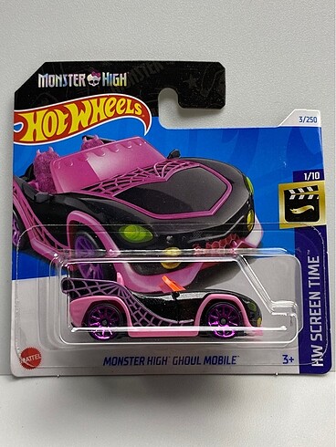 MONSTER HIGH Hot Wheels (Pembe)