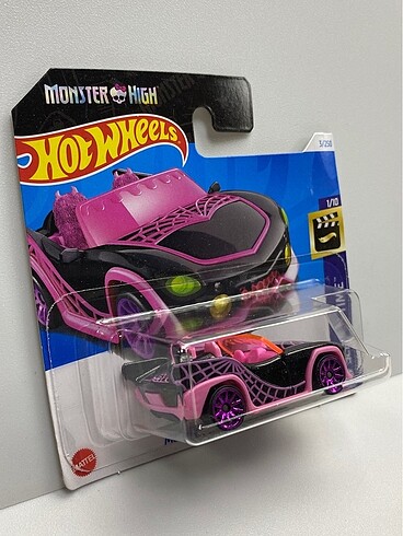  Beden MONSTER HIGH Hot Wheels (Pembe)