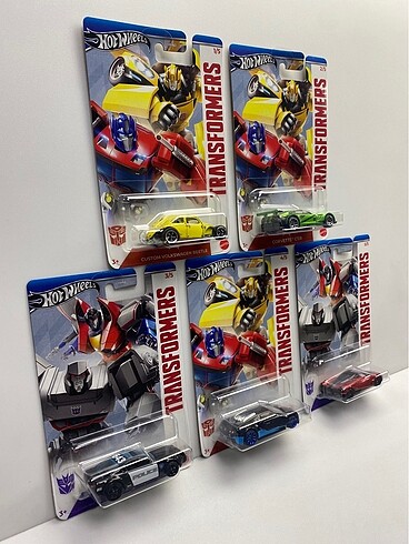 Beden TRANSFORMERS Set Lot Hot Wheels