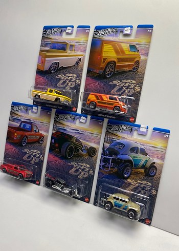 Beden Surfs UP Hot Wheels 5li Gümüş Set