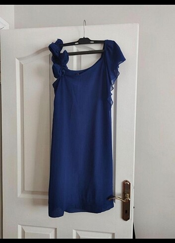 Gece elbisesi şifon abiye - Görsel 2