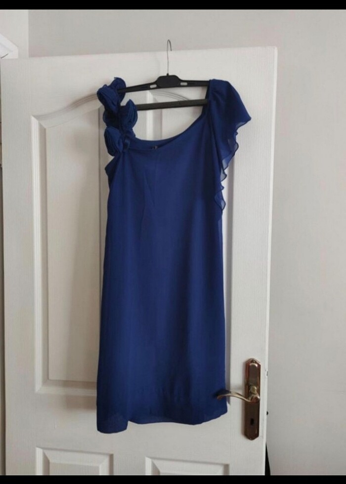 Gece elbisesi şifon abiye - Görsel 2