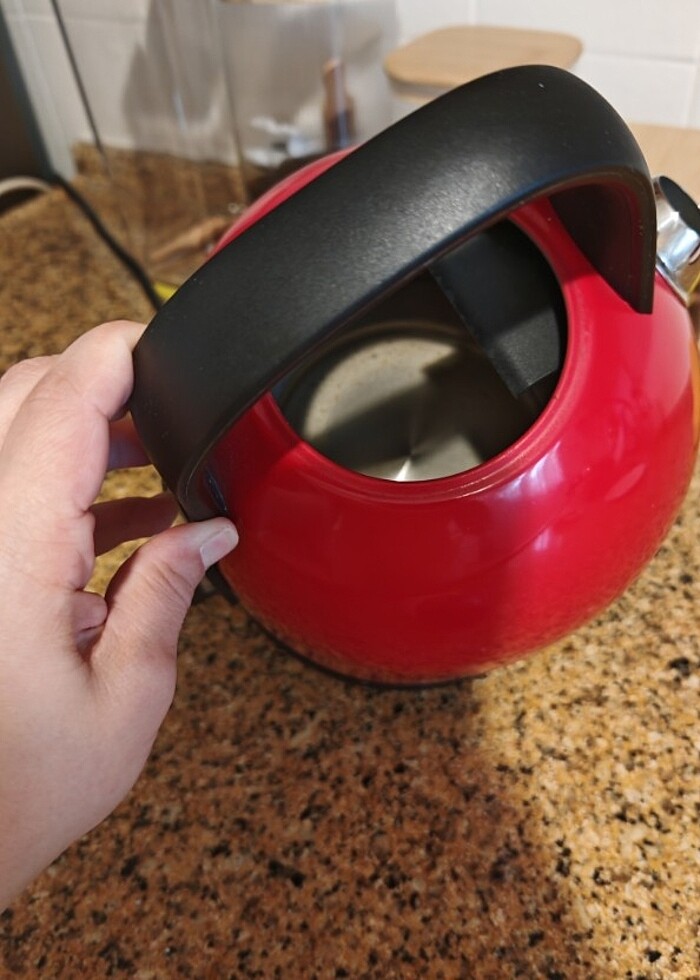 Vestel v-brunch retro kırmızı su ısıtıcı - Görsel 3