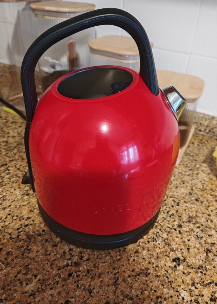 Vestel v-brunch retro kırmızı su ısıtıcı - Görsel 5