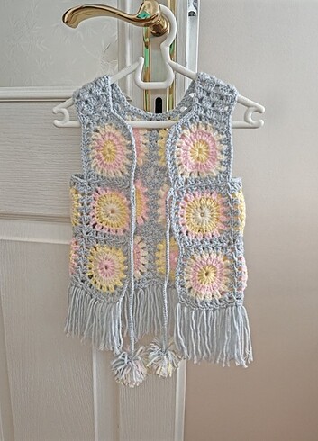 El örmesi bebek yeleği - Görsel 3