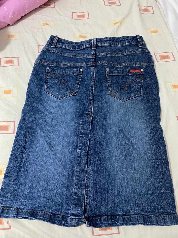 Mavi Midi Kadın Etek - Görsel 2