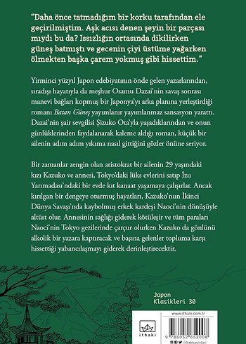 Batan Güneş - Osamu Dazai - Görsel 2