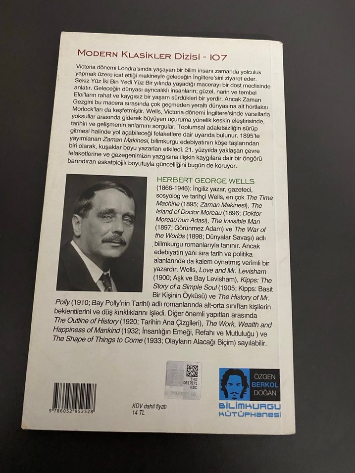 H.G. Wells - Zaman Makinesi - Görsel 2