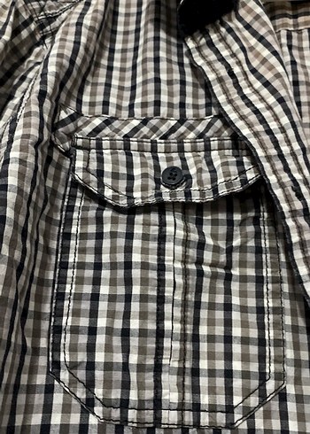 American vintage slim fit gömlek - Görsel 4