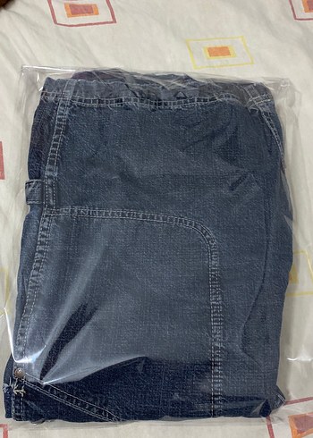 Mavi Kot Kadın Tulum - Görsel 6