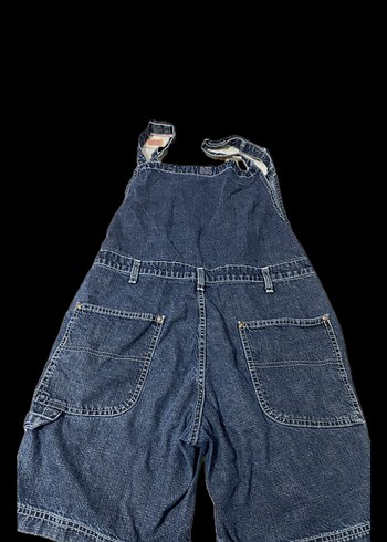 Mavi Kot Kadın Tulum - Görsel 3