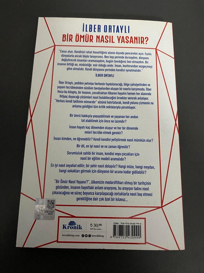 Bir Ömür Nasıl Yaşanır? - İlber Ortaylı - Görsel 2