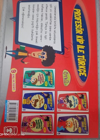Fisher Price Profesör Kip ile Türkçe Kitap Seti 5 kitaptan oluşuyor