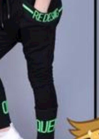 Yeşil Baskılı Erkek Çocuk Rahat Eşofman - Görsel 4