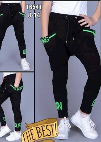 Yeşil Baskılı Erkek Çocuk Rahat Eşofman - Görsel 5