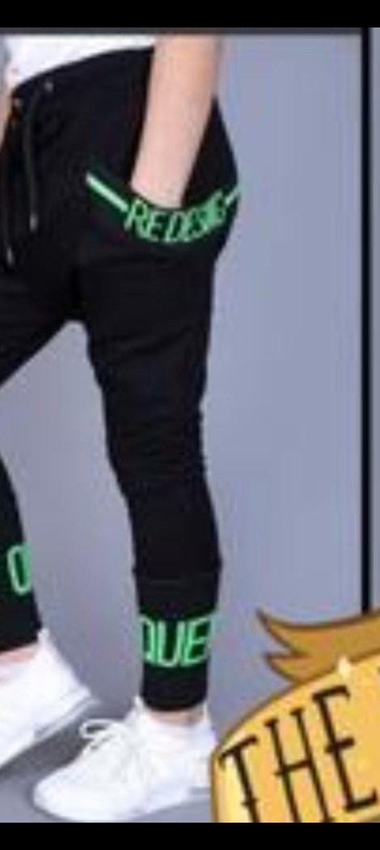 Yeşil Baskılı Erkek Çocuk Rahat Eşofman - Görsel 4