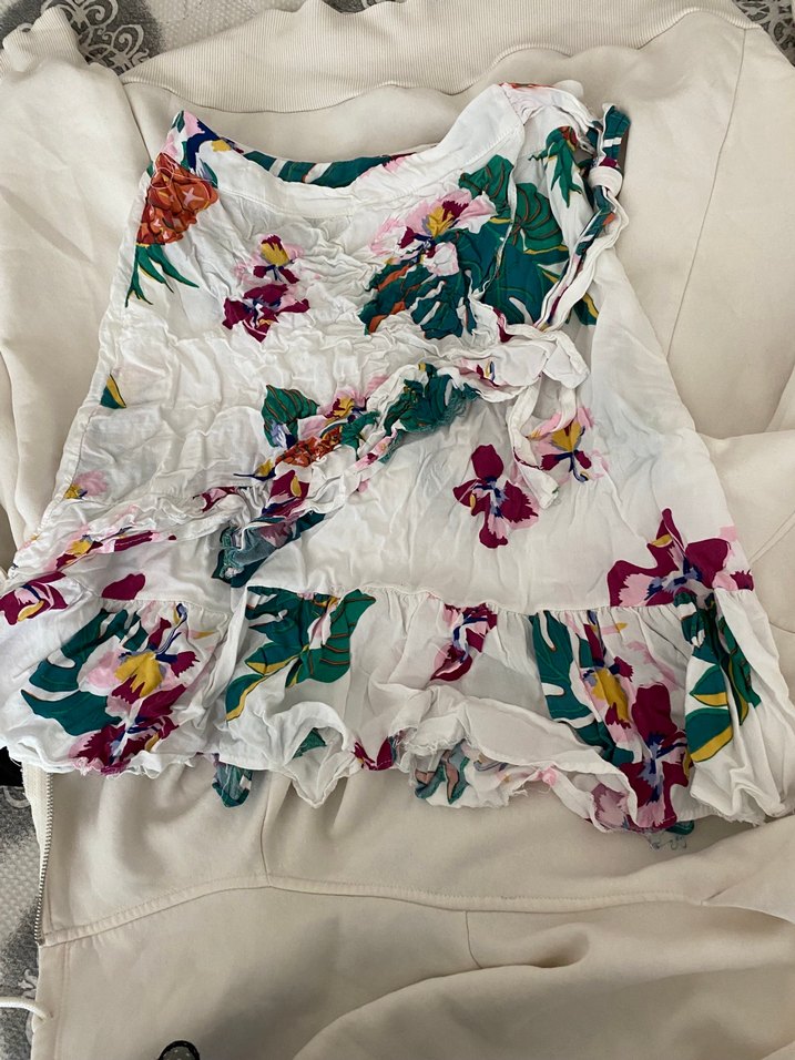 Çiçek Desenli Etek - Görsel 2