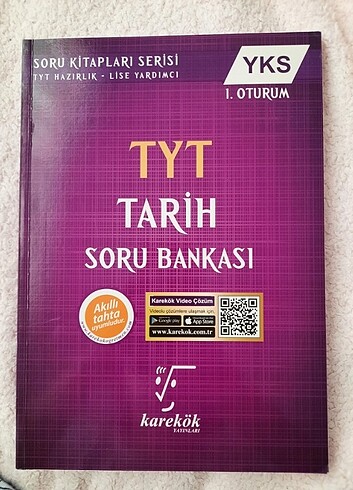 KAREKÖK YAYINLARI TYT TARİH TEST KİTABI