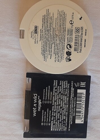 Beden Wet n Wild Heighleiter ve Pastel Transparan Pudra