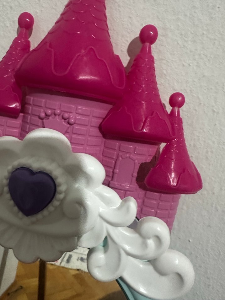 Piyanolu Pembe Çocuk Makyaj Masası 76 cm - Görsel 4