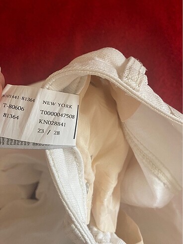 Beyaz jean - Görsel 7