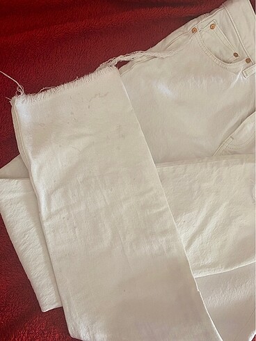 Beyaz jean - Görsel 4
