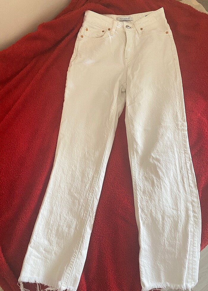 Beyaz jean - Görsel 2