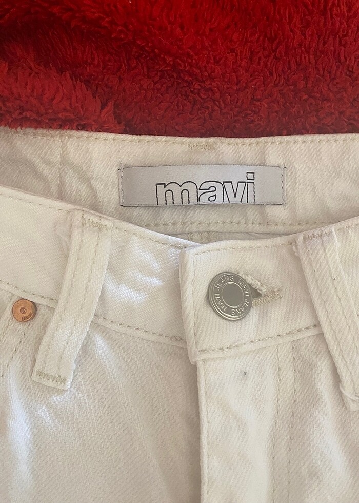 Beyaz jean - Görsel 5