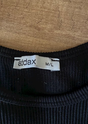 Siyah Yüksek Yakalı Kadın Denim Atlet - Görsel 2