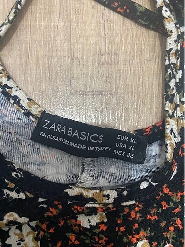 xl Beden Zara orjinal marka elbise