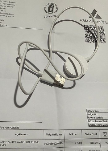 Gri Akıllı Saat ve Manyetik Kayış - Görsel 4