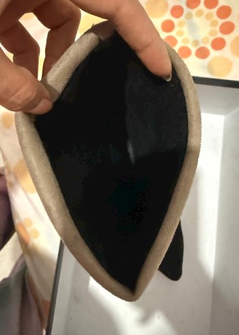 Bej Süet Kadın Dizaltı Çizme - Görsel 4